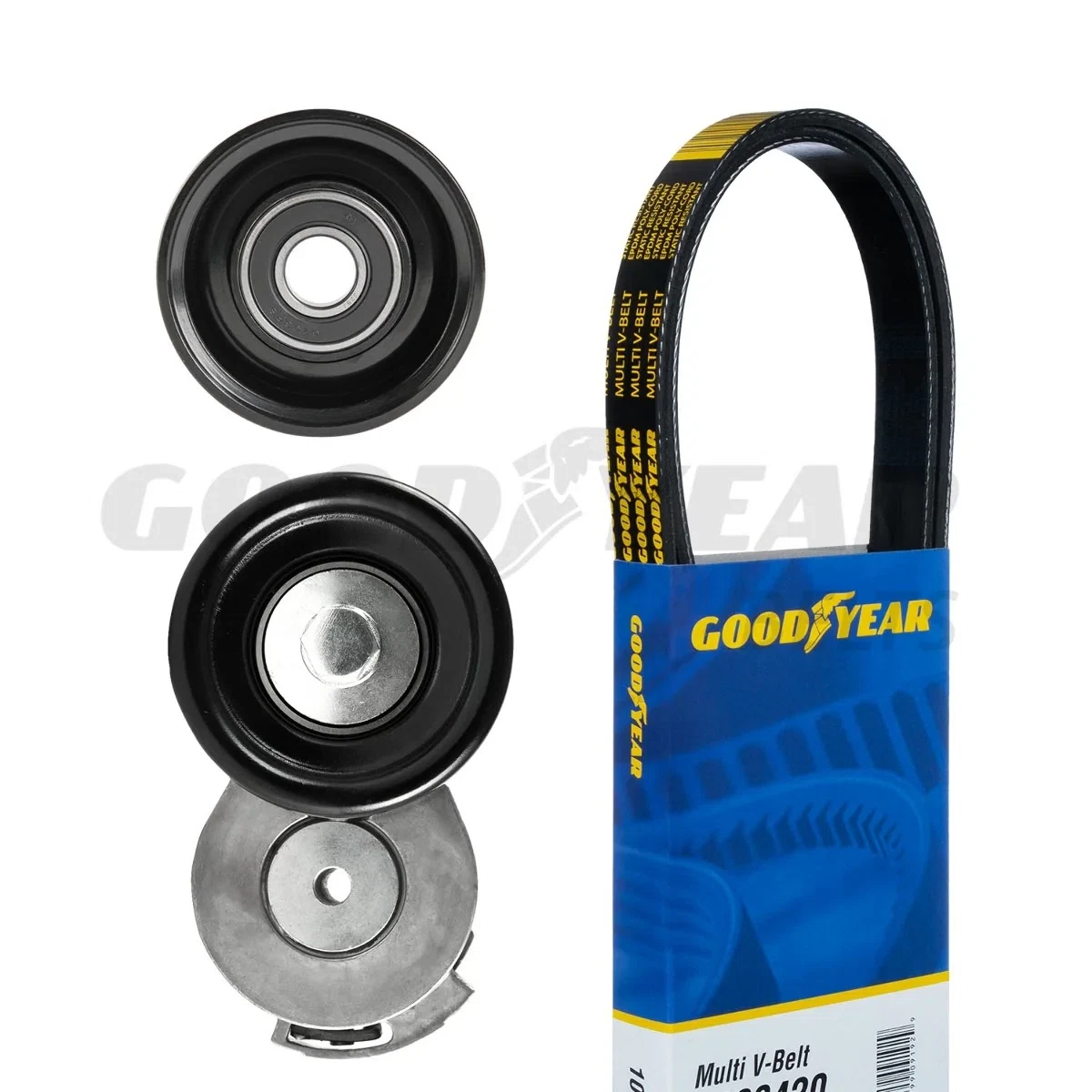 2007-2010 Ford Mustang Serpentine Belt Drive Component Kit Goodyear 3208